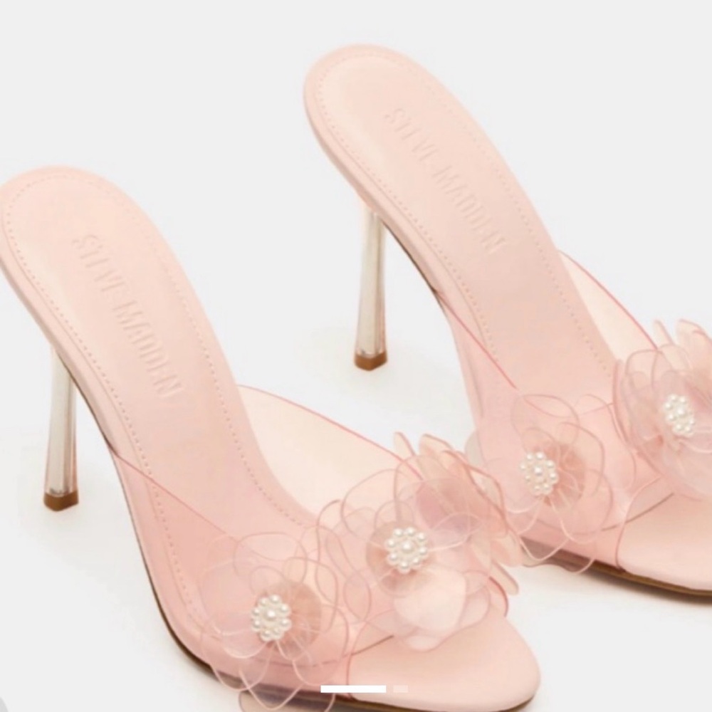 Steve Madden Pink Floral Women's Heels